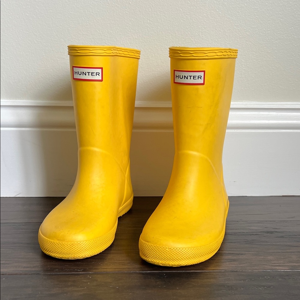 Hunter kids classic rain boots size 11